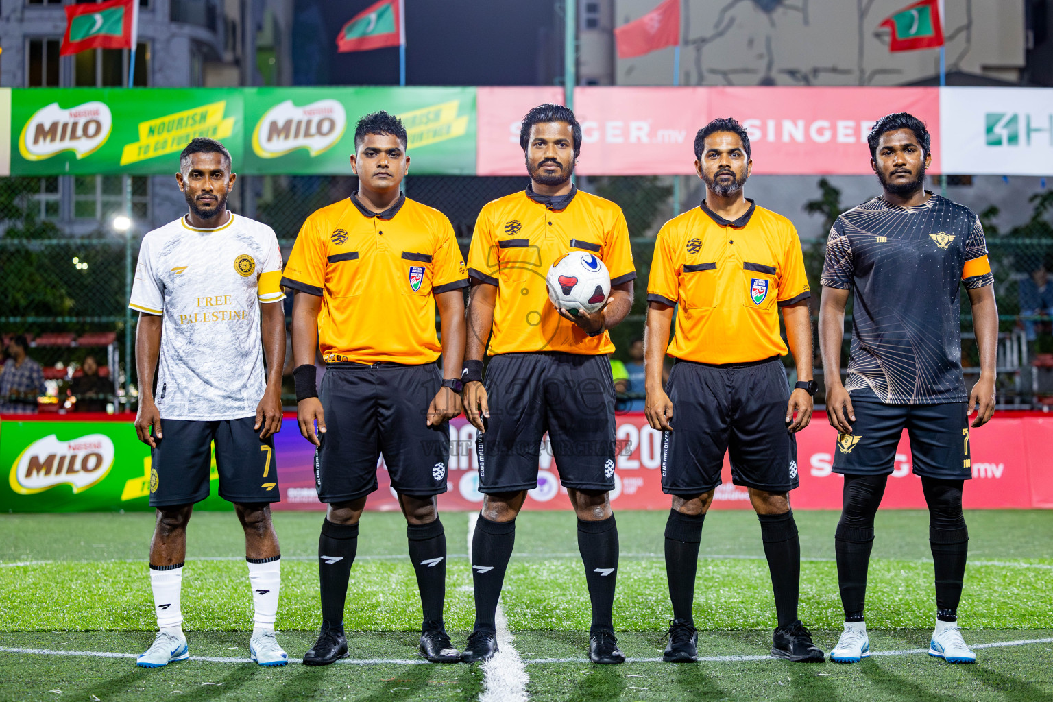 Prison Club vs Club AVSEC in Club Maldives Cup 2024 held in Rehendi Futsal Ground, Hulhumale', Maldives on Wednesday, 2nd October 2024. Photos: Nausham Waheed / images.mv