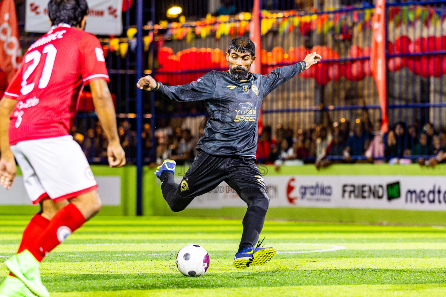 CC Sports Club vs Afro SC in the final of Eydhafushi Futsal Cup 2024 was held on Wednesday , 17th April 2024, in B Eydhafushi, Maldives Photos: Nausham Waheed / images.mv