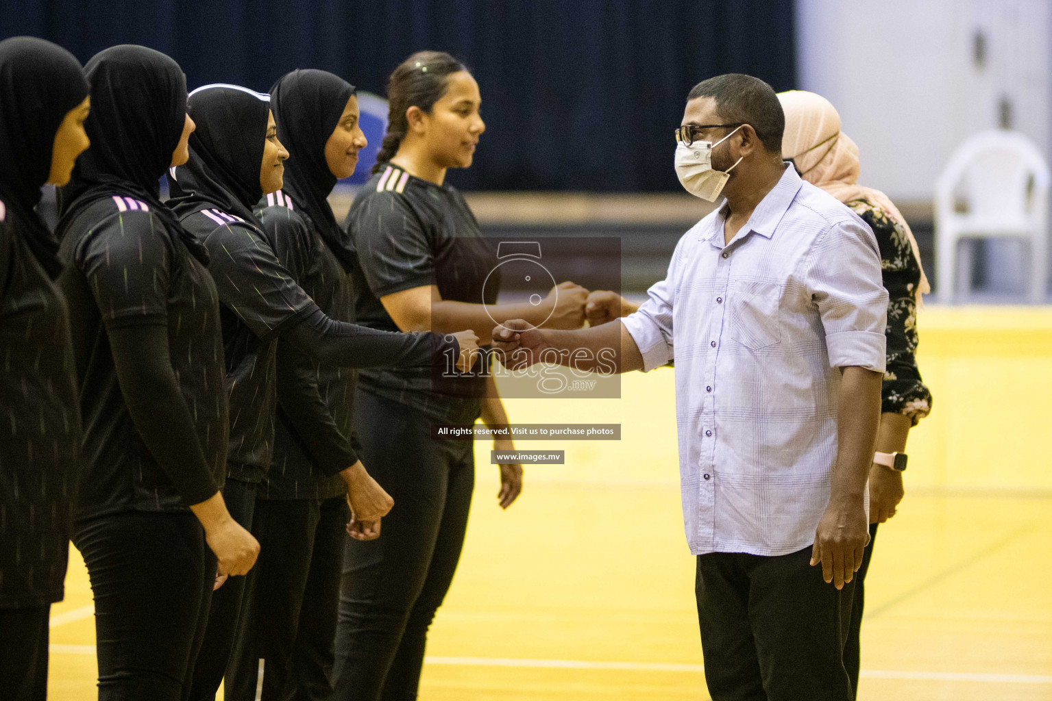 Kulhudhuffushi Youth & R.C vs Shining Star Sports Club in the Semi Finals of Milo National Netball Tournament 2021 held on 3 December 2021 in Male', Maldives, photos by Maanish