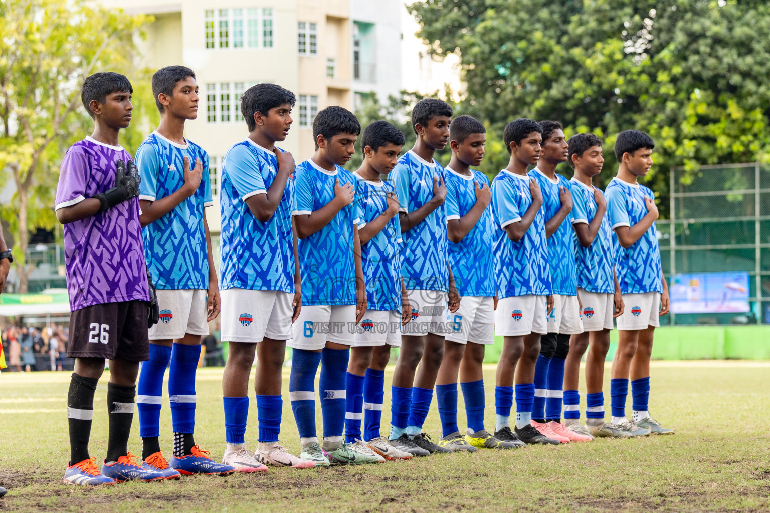 Day 4 of MILO Academy Championship 2024 (U-14) was held in Henveyru Stadium, Male', Maldives on Sunday, 3rd November 2024. Photos: Ismail Thoriq / Images.mv