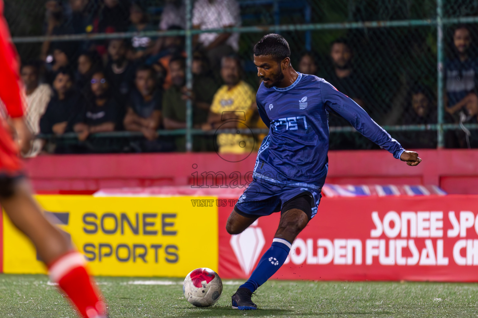 AA Feridhoo vs AA Mathiveri in Day 11 of Golden Futsal Challenge 2024 was held on Thursday, 25th January 2024, in Hulhumale', Maldives
Photos: Ismail Thoriq / images.mv