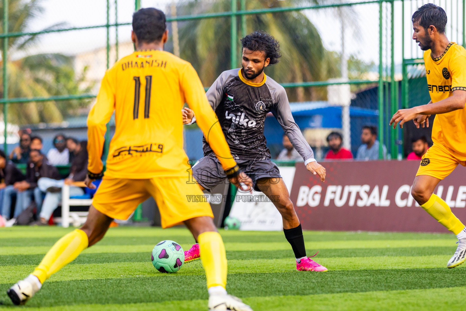 Bretheren SC vs Fasthari SC in Day 6 of BG Futsal Challenge 2024 was held on Sunday, 17th March 2024, in Male', Maldives Photos: Nausham Waheed / images.mv