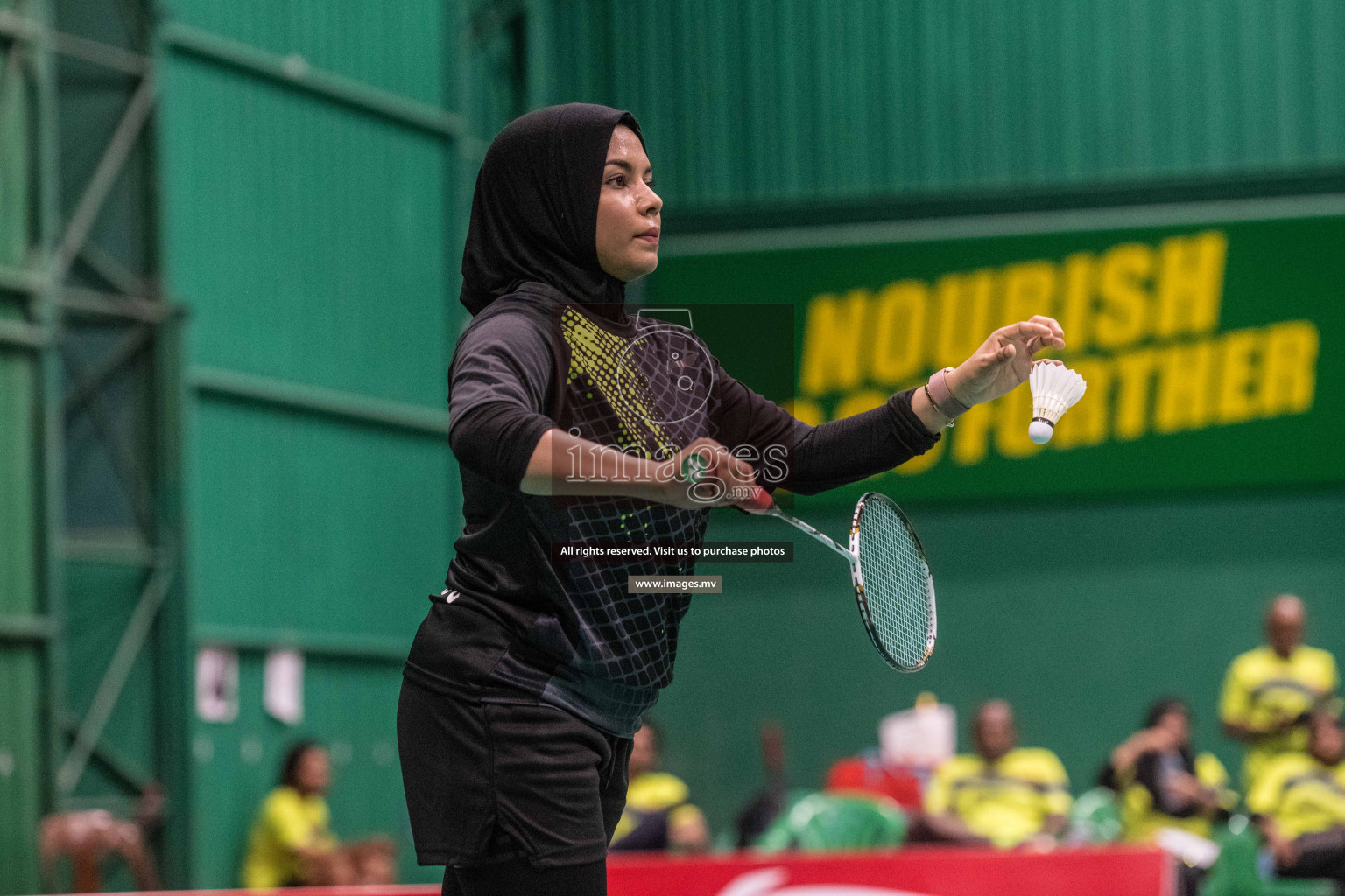 Day 4 of Badminton association mixed group championship 2021 held in Male', Maldives Photos by Nausham Waheed