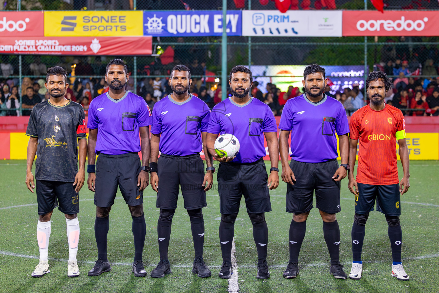 HDh Naavaidhoo vs HA Utheemu on Day 39 of Golden Futsal Challenge 2024 was held on Friday, 23rd February 2024, in Hulhumale', Maldives 
Photos: Mohamed Mahfooz Moosa/ images.mv