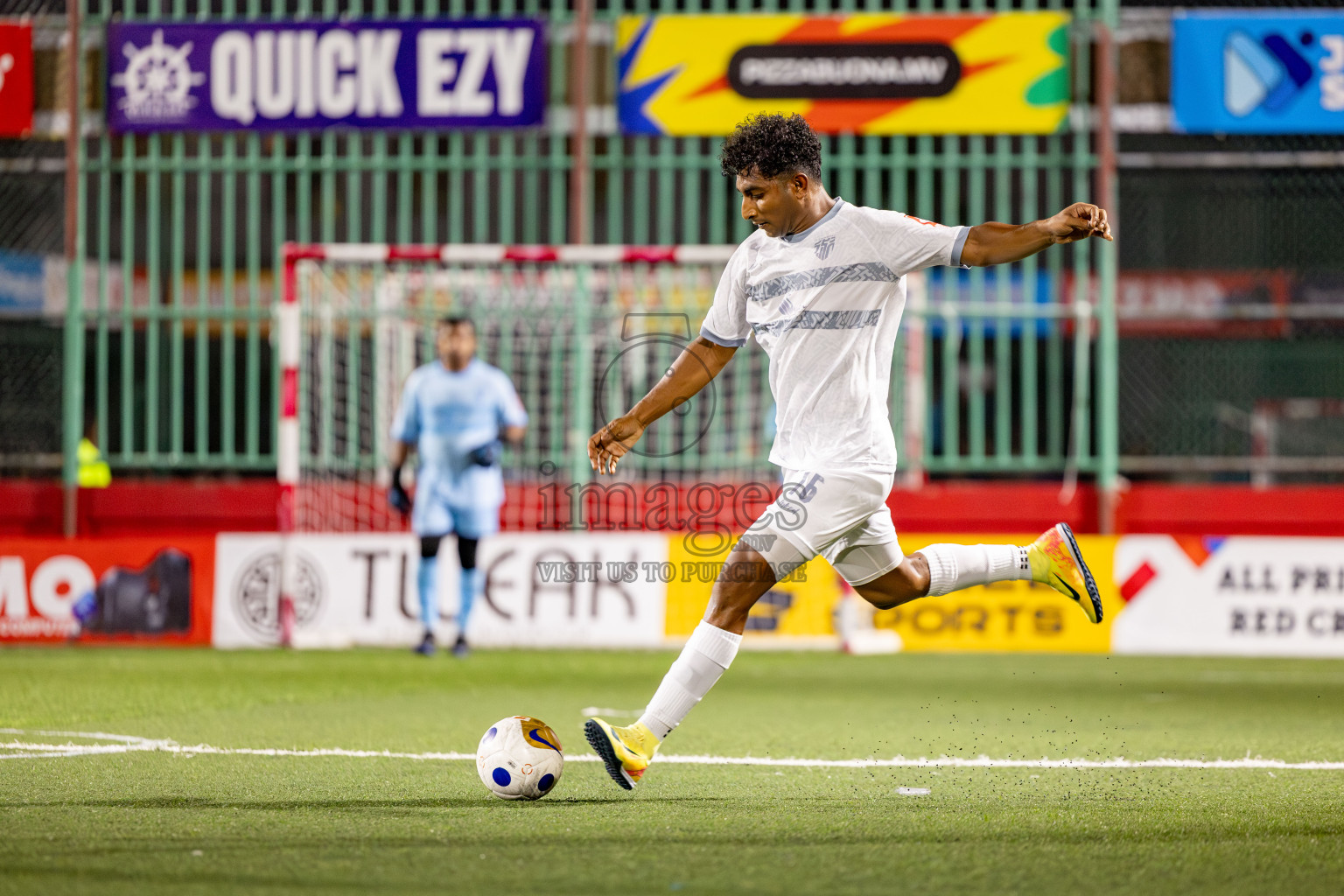 HA. Vashfaru vs HA. Utheemu in Day 1 of Golden Futsal Challenge 2025 on Sunday, 5th January 2025, in Hulhumale', Maldives 
Photos: Nausham Waheed / images.mv