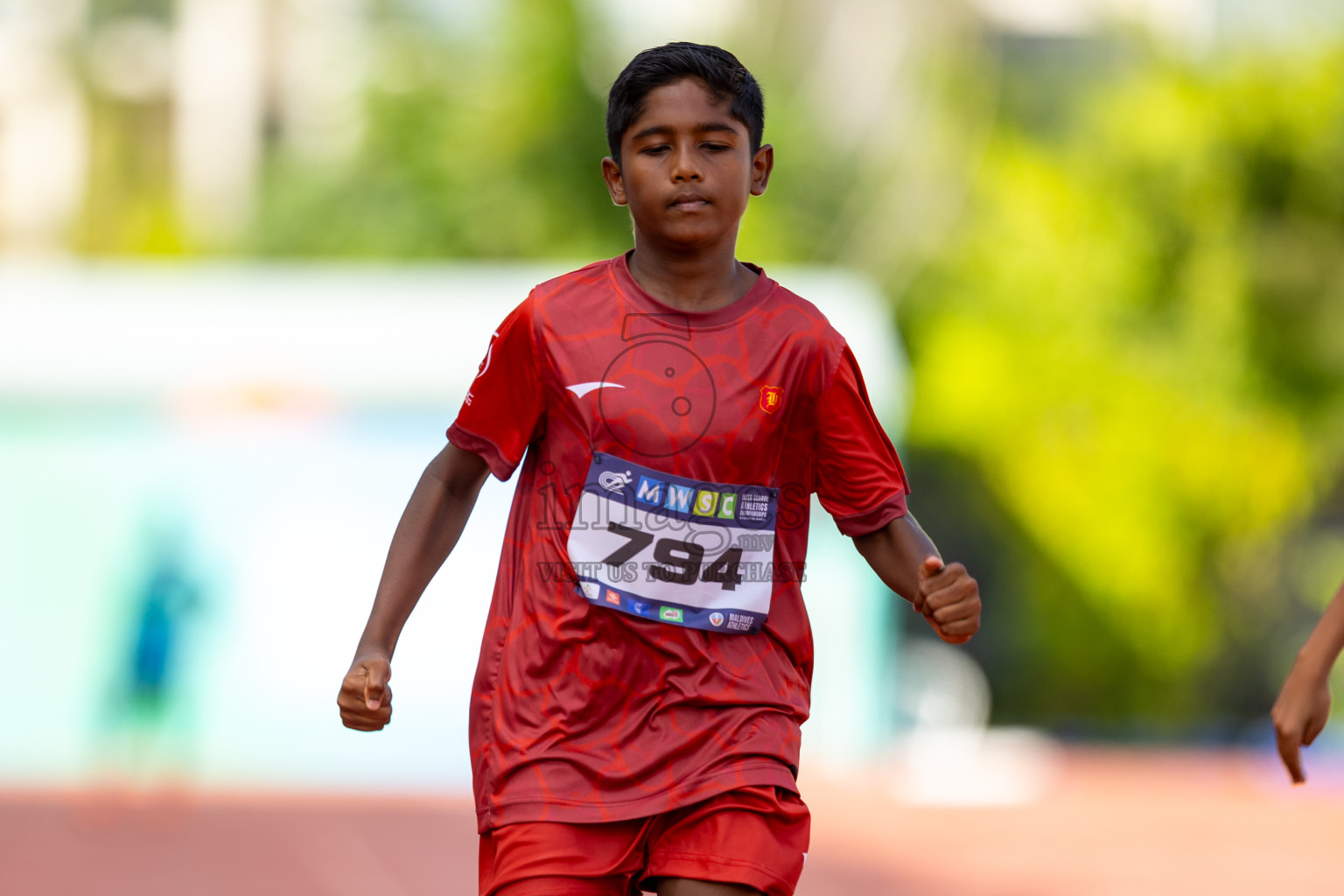 Day 2 of MWSC Interschool Athletics Championships 2024 held in Hulhumale Running Track, Hulhumale, Maldives on Sunday, 10th November 2024. Photos by: Ismail Thoriq / Images.mv