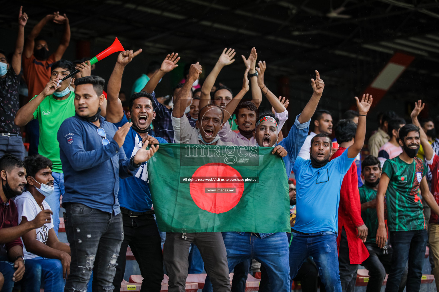 Bangladesh vs Sri Lanka in SAFF Championship 2021 held on 1st October 2021 in Galolhu National Stadium, Male', Maldives