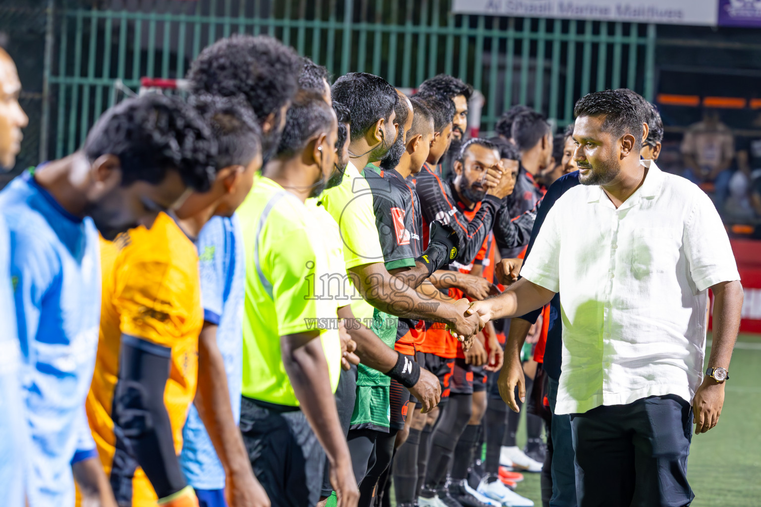M Dhiggaru vs M Muli in Meemu Atoll Finals in Day 25 of Golden Futsal Challenge 2025 was held on Wednesday , 28th January 2025, in Hulhumale', Maldives. Photos: Ismail Thoriq / images.mv