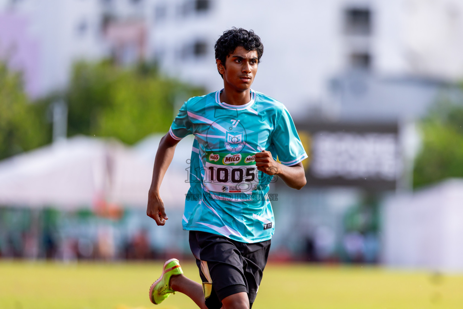 Day 5 of Inter-school Athletics Championship 2025 held in Ekuveni Synthetic Track, Male', Maldives on Saturday, 11th October 2025. Photos by: Nausham Waheed / Images.mv