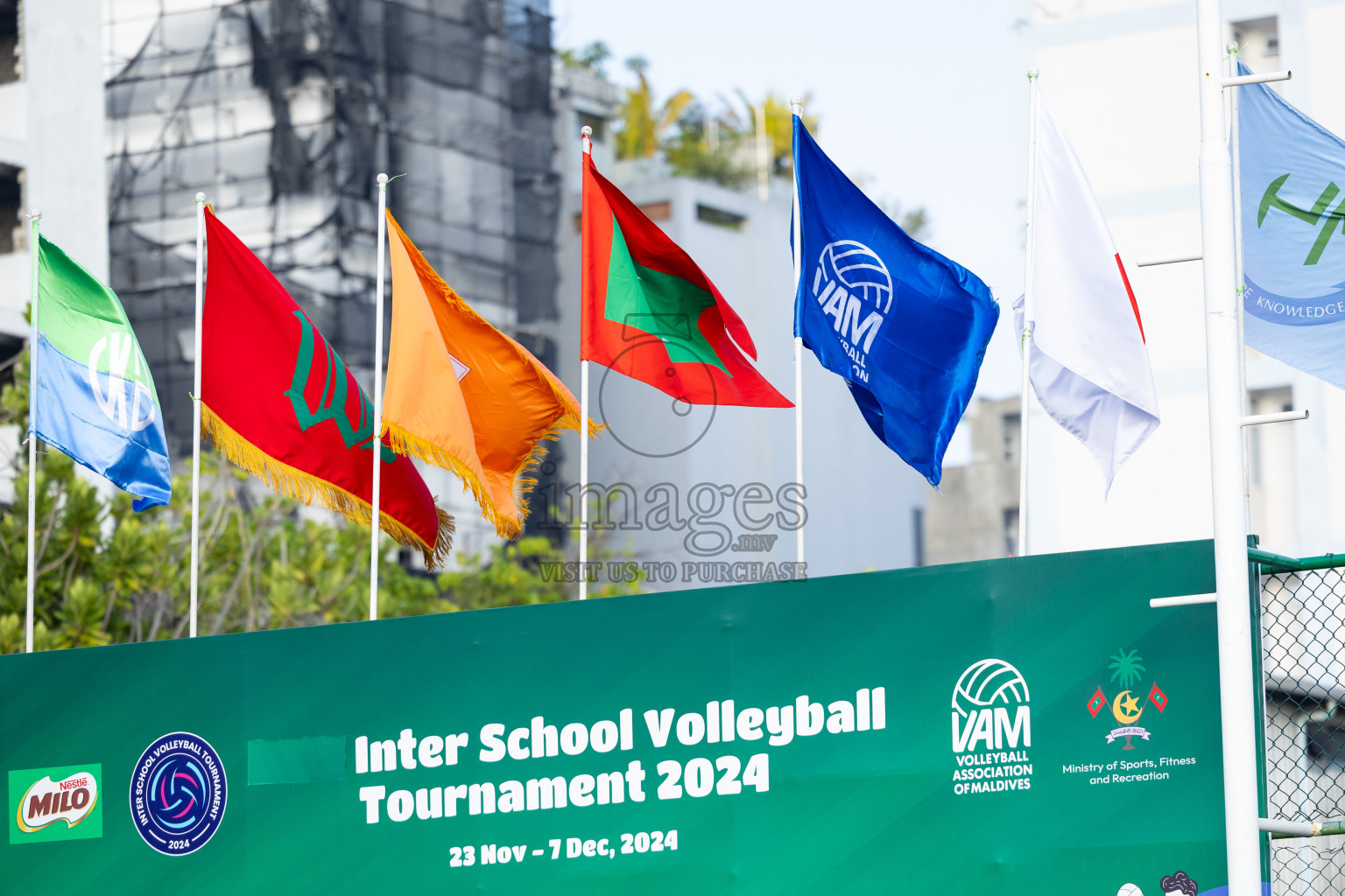 Day 10 of Interschool Volleyball Tournament 2024 was held in Ekuveni Volleyball Court at Male', Maldives on Sunday, 1st December 2024.
Photos: Ismail Thoriq / images.mv