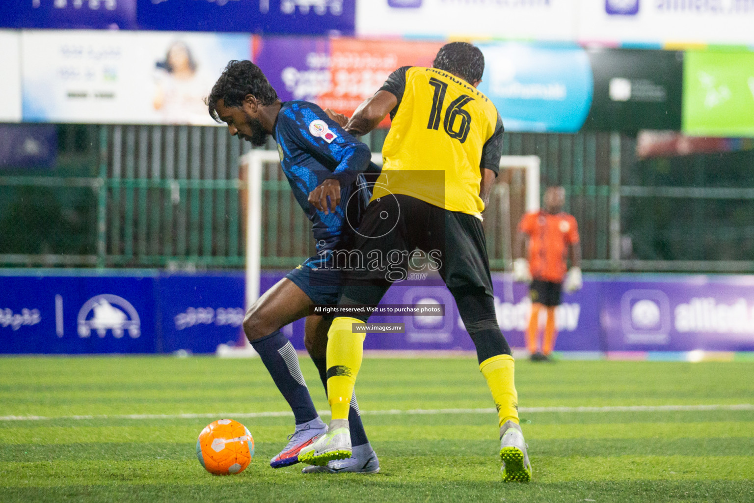 Team MPL vs Team RRC in the Quarter Finals of Club Maldives 2021 held at Hulhumale'; on 13th December 2021 Photos: Nasam/ images.mv