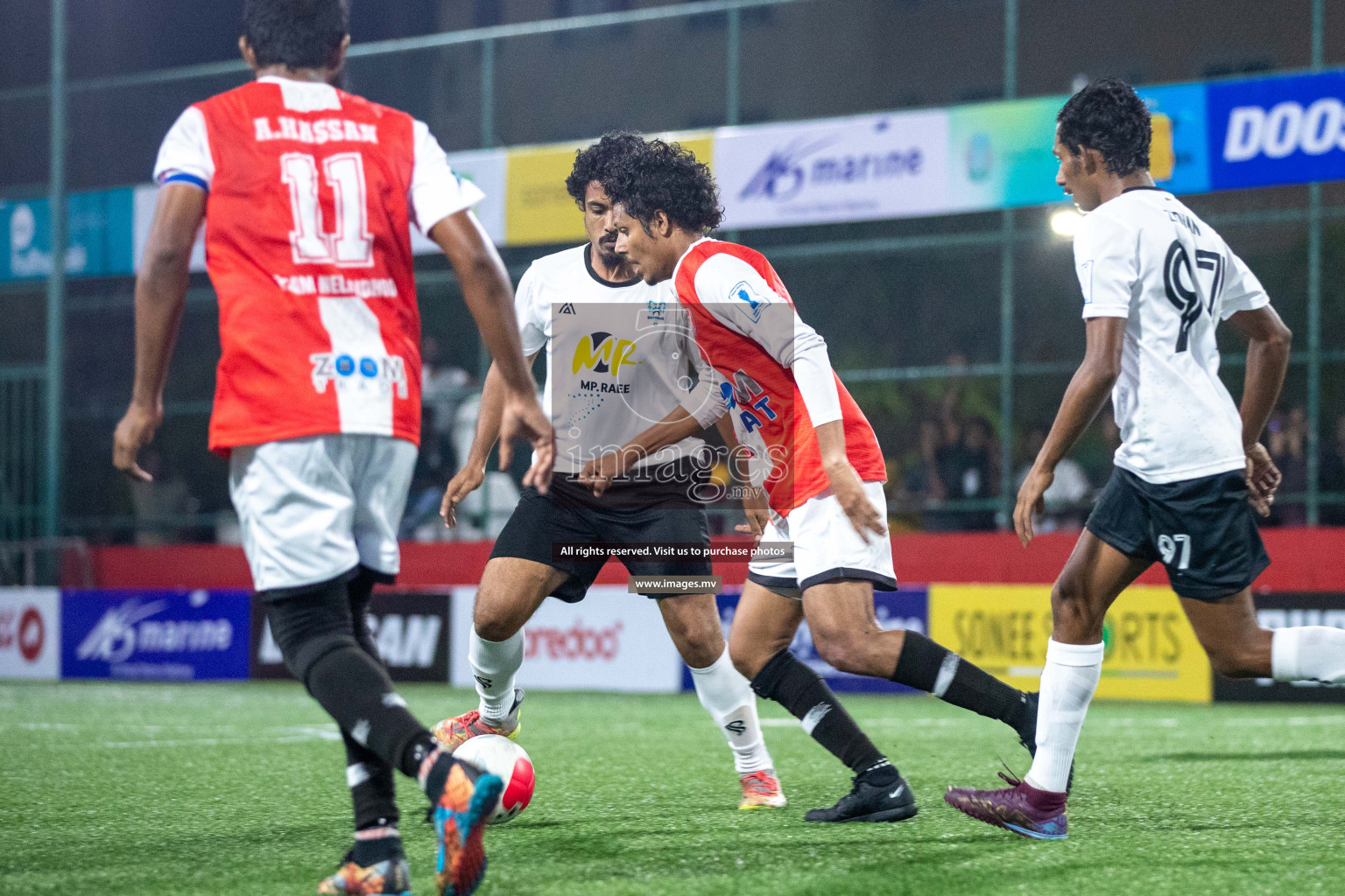 HDh. Mukundhoo vs HDh. Nellaidhoo in Golden Futsal Challenge 2023 on 05 February 2023 in Hulhumale, Male, Maldives