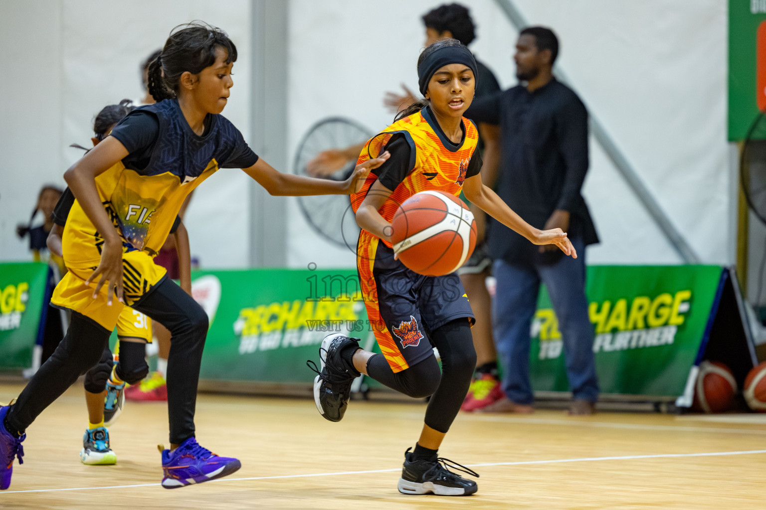 Milo 5 x 5 Junior Challenge 2025 - Basketball tournament held in Basketball Training Center, Male', Maldives on Thursday, 09th October 2025. 
Photo by: Hassan Simah / Images.mv