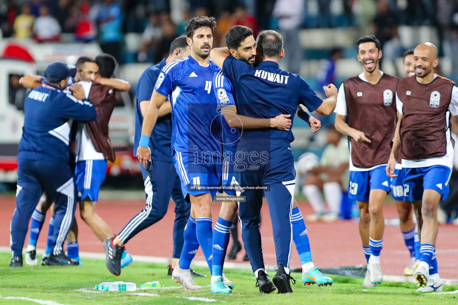 Kuwait vs India in the Final of SAFF Championship 2023 held in Sree Kanteerava Stadium, Bengaluru, India, on Tuesday, 4th July 2023. Photos: Nausham Waheed, Hassan Simah / images.mv