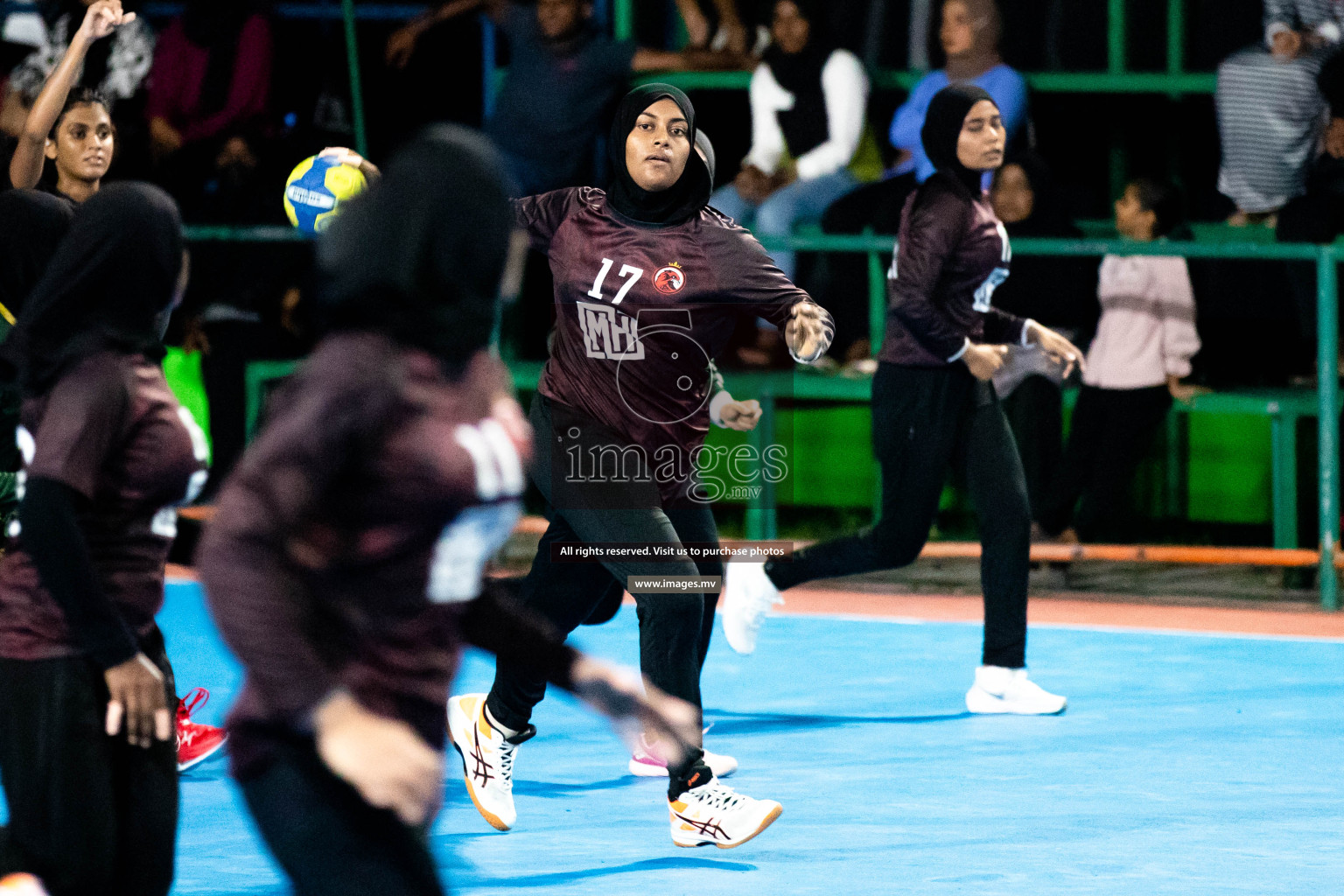 Day 5 of 6th MILO Handball Maldives Championship 2023, held in Handball ground, Male', Maldives on Friday, 24th May 2023 Photos: Shuu Abdul Sattar/ Images.mv