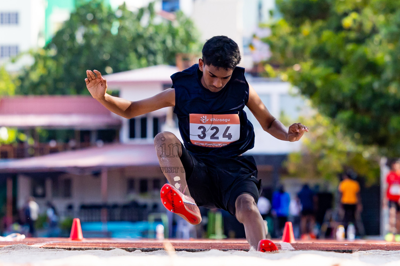 Day 1 of National Athletics Championship 2025 was held at Ekuveni Running Ground in Male', Maldives on Thursday, 14th August 2025. Photos: Nausham Waheed / images.mv