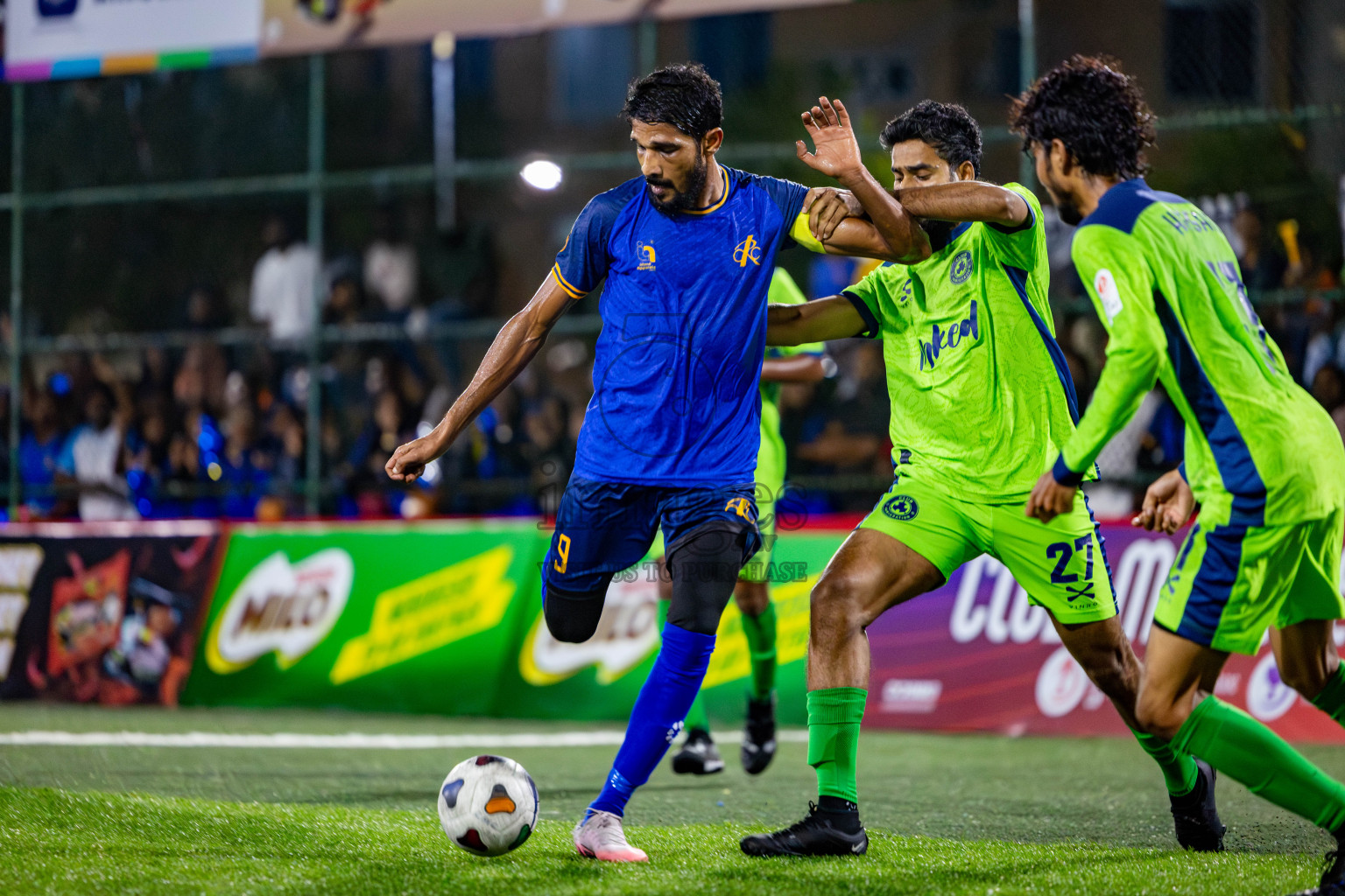 Customs rc vs Club Immigration in Club Maldives Cup 2024 held in Rehendi Futsal Ground, Hulhumale', Maldives on Wednesday, 2nd October 2024. Photos: Nausham Waheed / images.mv