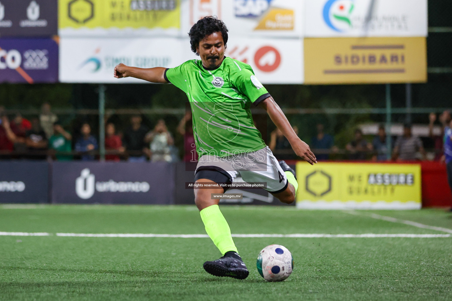 Team DJA vs Thauleemee Gulhun in Club Maldives Cup Classic 2023 held in Hulhumale, Maldives, on Monday, 24th July 2023 Photos: Nausham Waheed/ images.mv