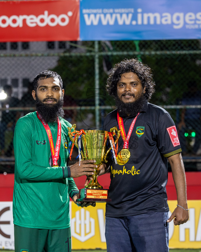 HA Dhidhdhoo vs HA Vashafaru in Haa Alif Atoll Finals Day 28 of Golden Futsal Challenge 2025 was held on Saturday , 1st February 2025, in Hulhumale', Maldives. Photos: Abdulla Abeed / images.mv