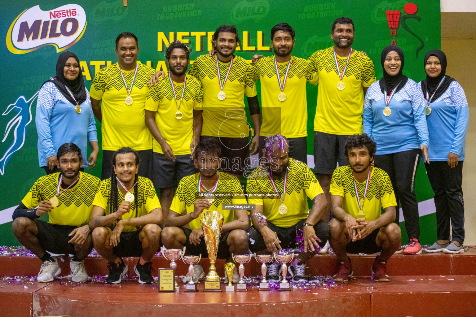 Kulhudhuffushi Youth & R.C vs Club Matrix in the Finals of Milo National Netball Tournament 2021 held on 4th December 2021 in Male', Maldives Photos: Ismail Thoriq / images.mv