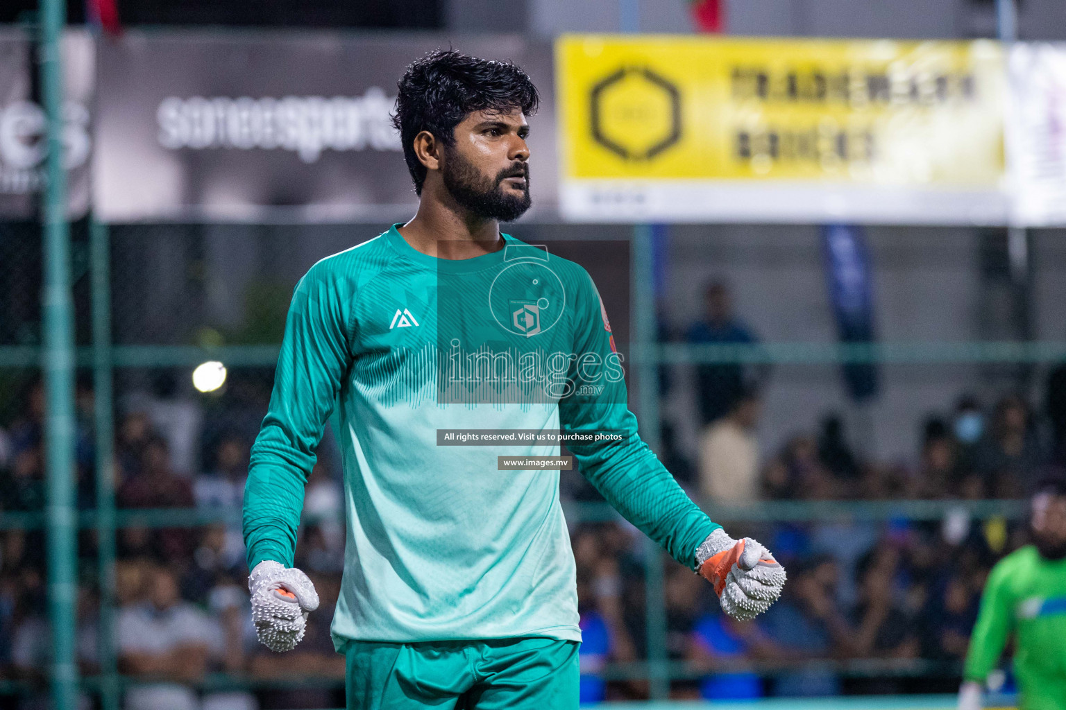 Team FSM Vs Prisons Club in the Semi Finals of Club Maldives 2021 held in Hulhumale, Maldives on 15 December 2021. Photos: Shuu Abdul Sattar / images.mv