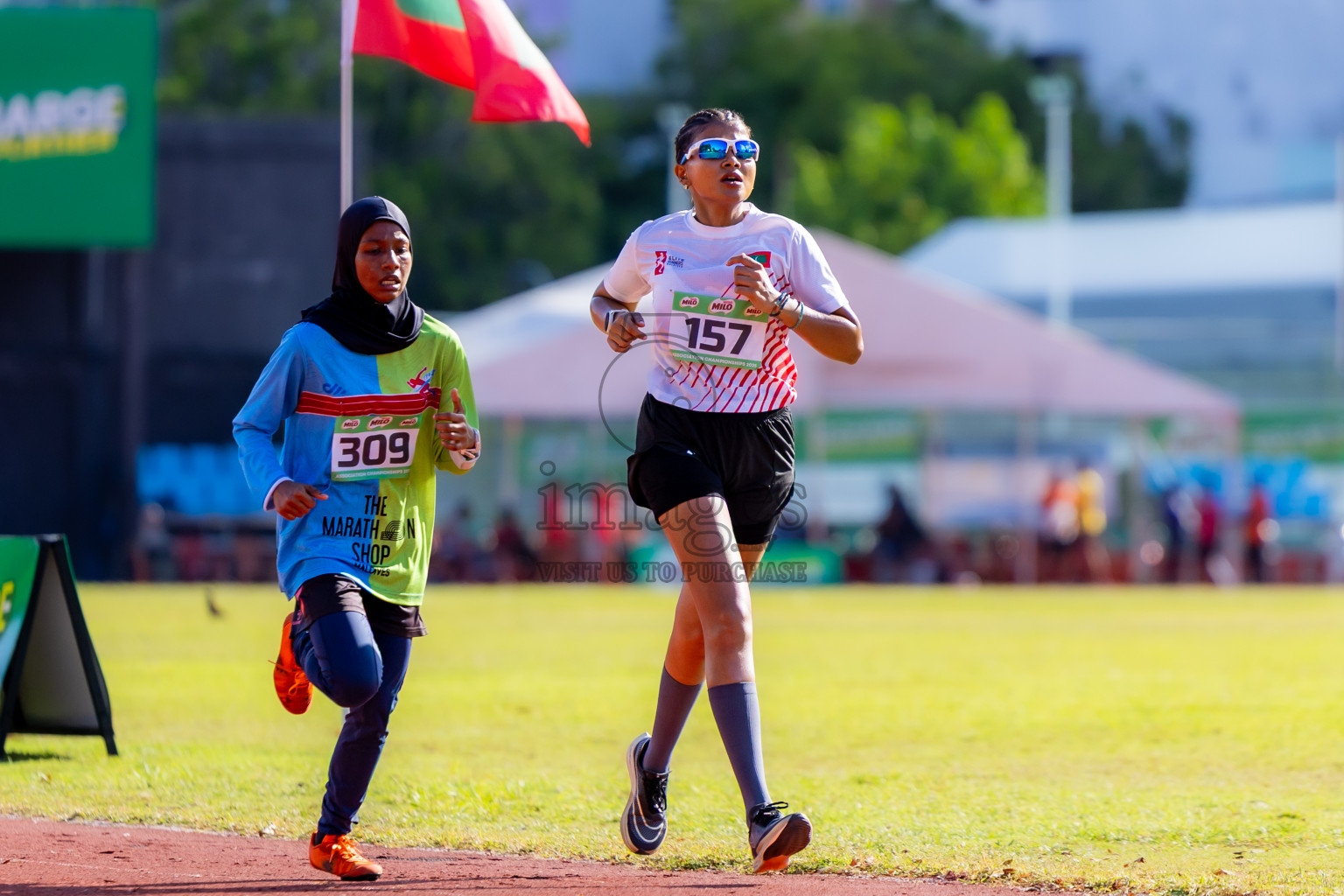 Day 2 of 12th Milo Association Championships was held in Ekuveni Track at Male', Maldives on Friday, 25th April 2025. Photos: Nausham Waheed / images.mv