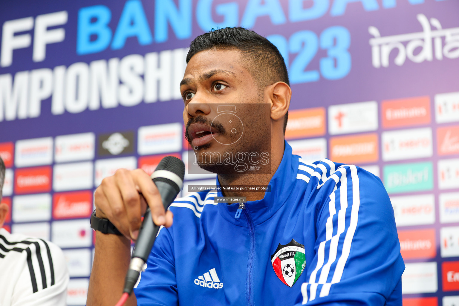 Saff Championship Final Pre-match press conference held in Sree Kanteerava Stadium, Bengaluru, India, on Monday, 3rd July 2023. Photos: Nausham Waheed / images.mv