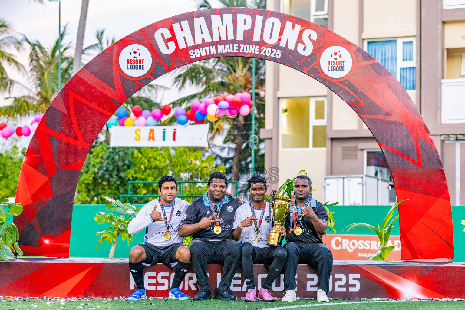 Waldorf Astoria vs SAII Lagoon in Finals of Resort League 2025 (South Male Zone) was held on Sunday, 19th October 2025 in Crossroads's Maldives, Photos: Areef Adam / images.mv