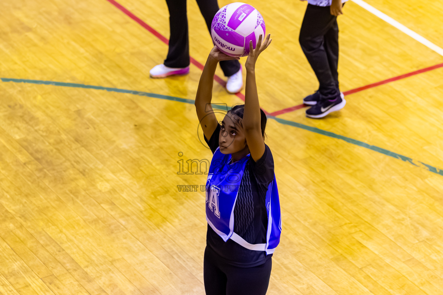 SC Skylark vs SC Shining Star in Day 7 of 24th Milo Netball Association Championship was held in Social Center at Male', Maldives on Sunday, 7th September 2025. Photos: Nausham Waheed / images.mv