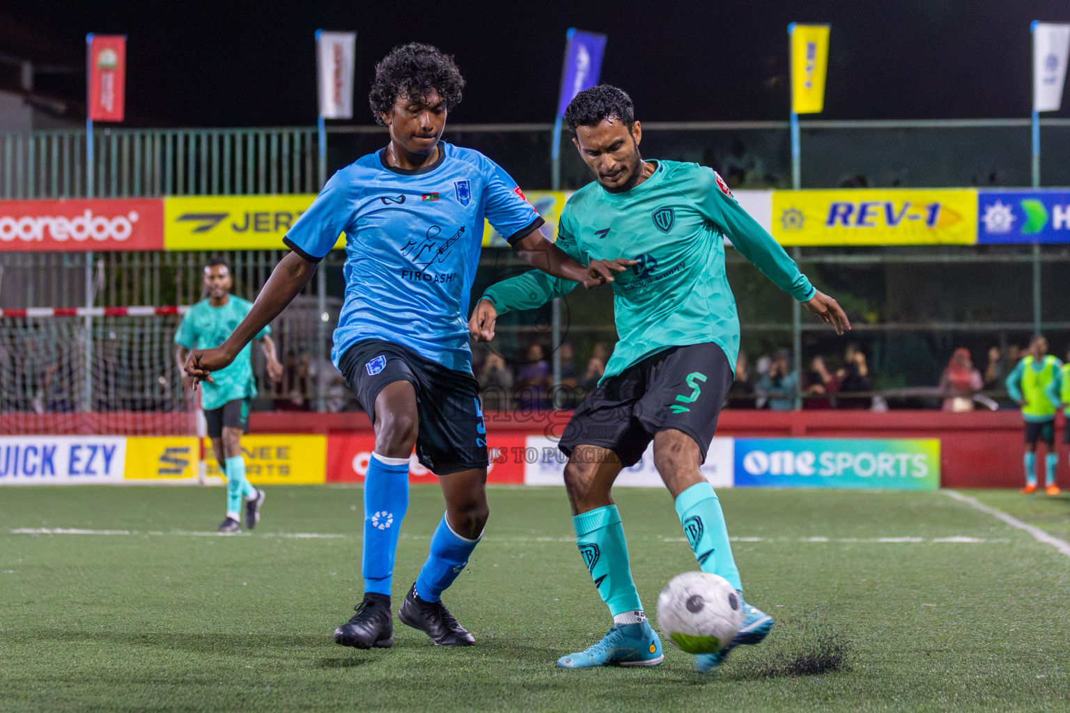 Dh Meedhoo vs Dh Bandidhoo in Day 3 of Golden Futsal Challenge 2024 was held on Thursday, 18th January 2024, in Hulhumale', Maldives Photos: Mohamed Mahfooz Moosa / images.mv