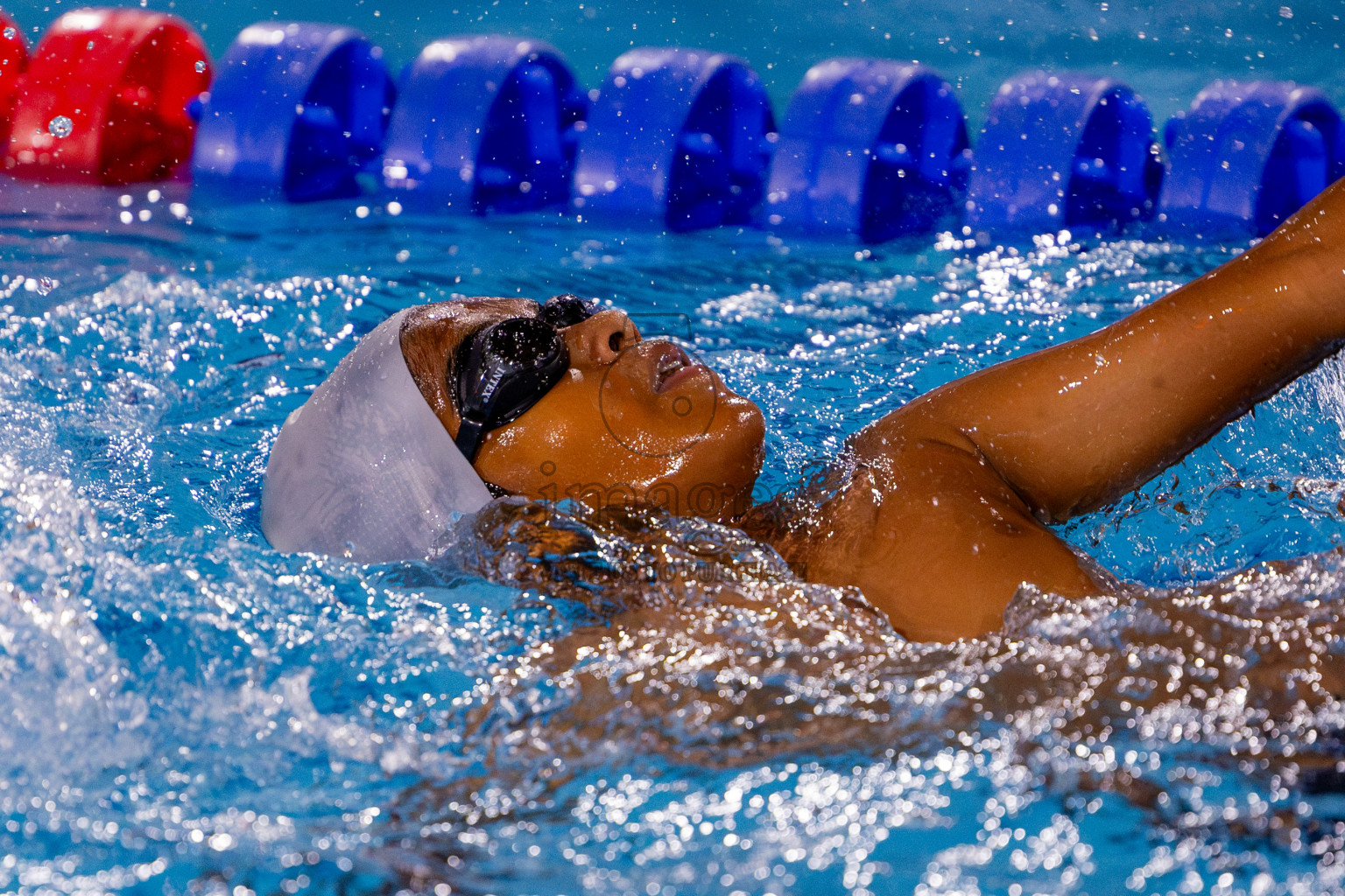 Day 1 of BML 5th National Swimming Kids Festival 2024 held in Hulhumale', Maldives on Monday, 18th November 2024. Photos: Nausham Waheed / images.mv