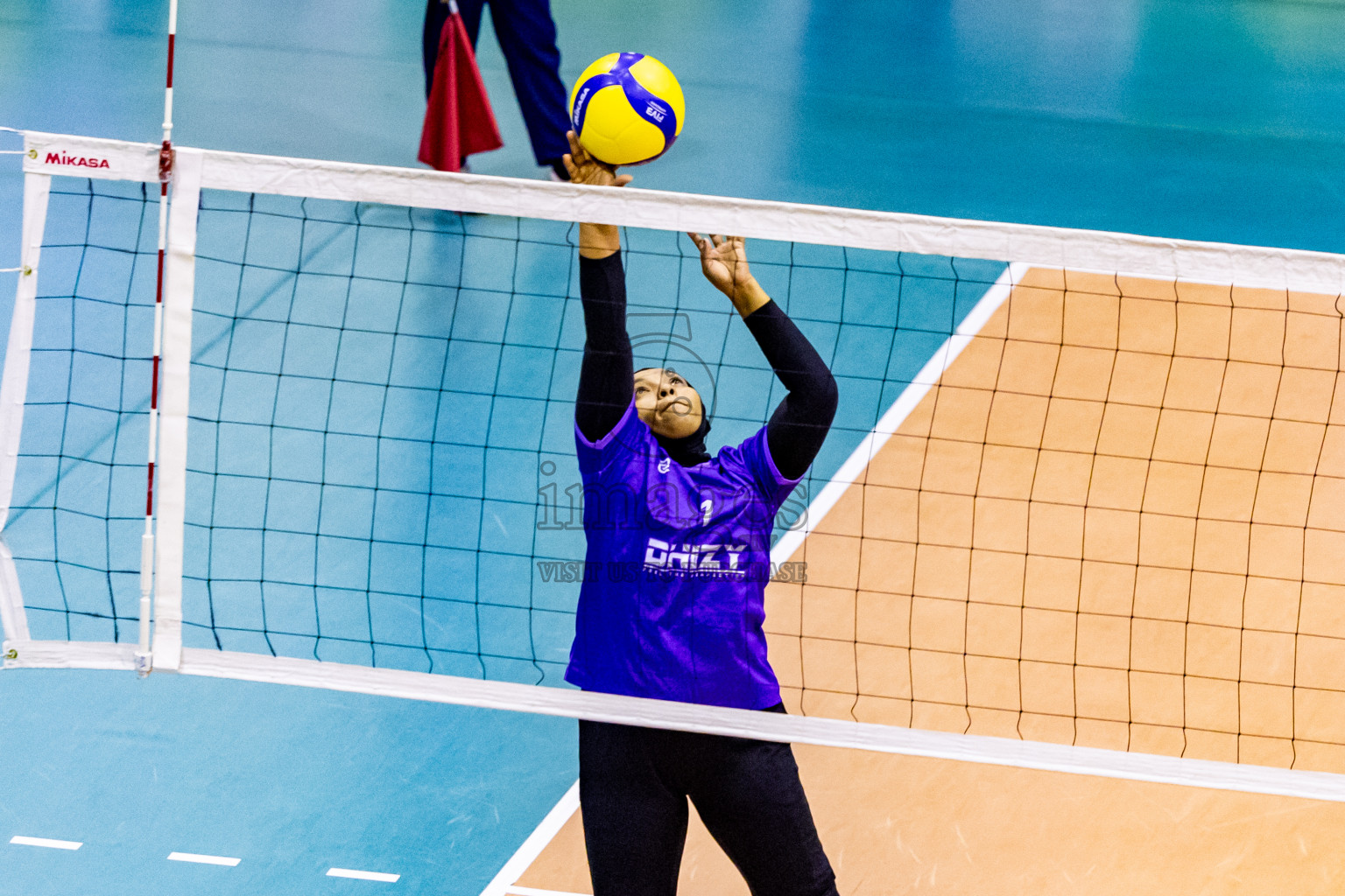 Semi Final of Women's Division of Milo VAM Cup 2024 held in Male', Maldives on Friday, 12th July 2024 at Social Center Indoor Hall Photos By: Nausham Waheed / images.mv