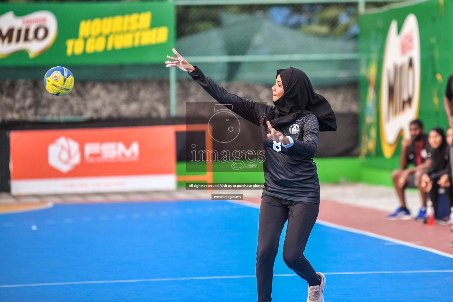 Day 10 of Milo 6th Inter Office Handball Tournament 2022 - Photos by Nausham Waheed