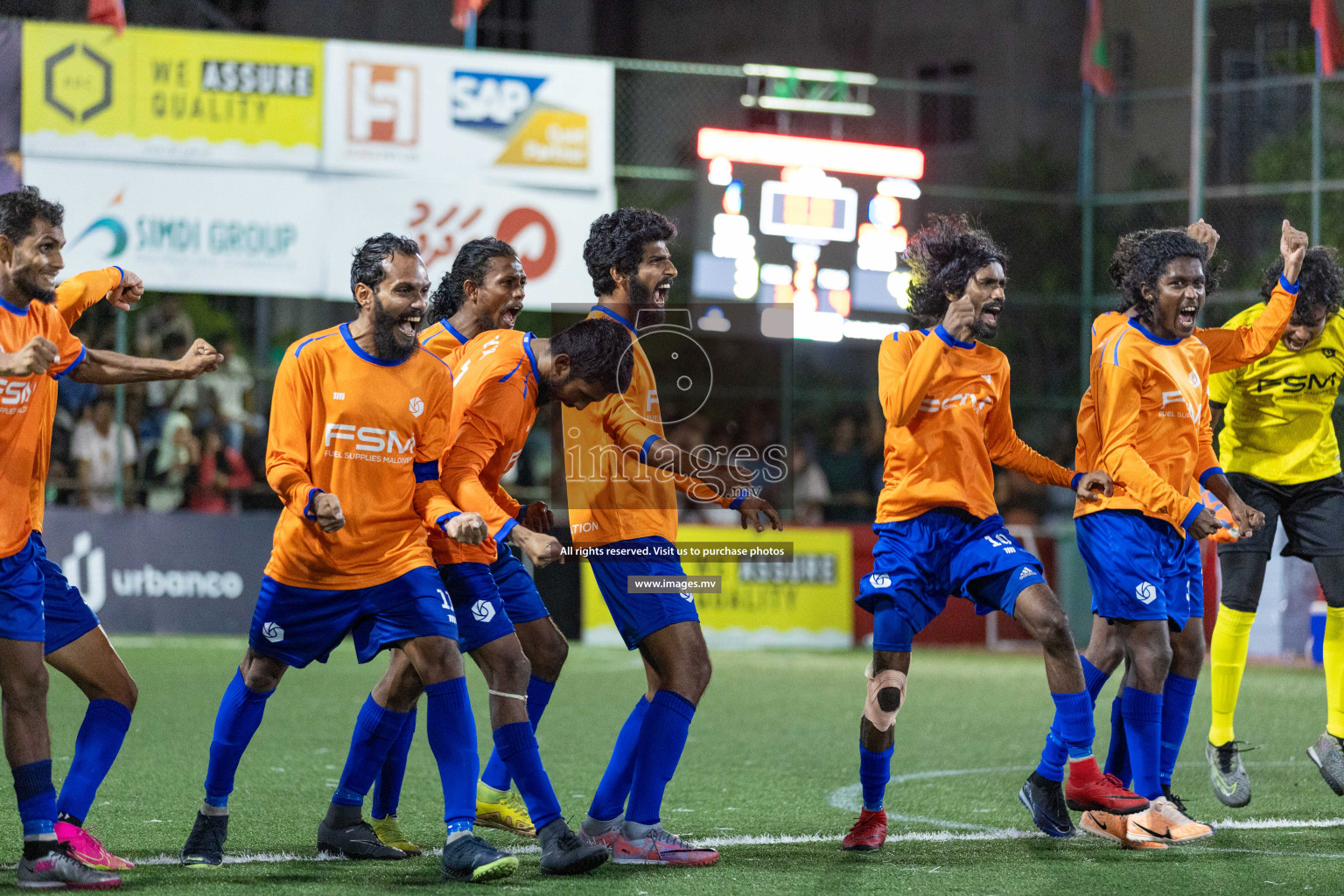 Team Fenaka vs Team FSM in Quarter Final of Club Maldives Cup 2023 held in Hulhumale, Maldives, on Sunday, 13th August 2023 Photos: Nausham Waheed, Ismail Thoriq / images.mv