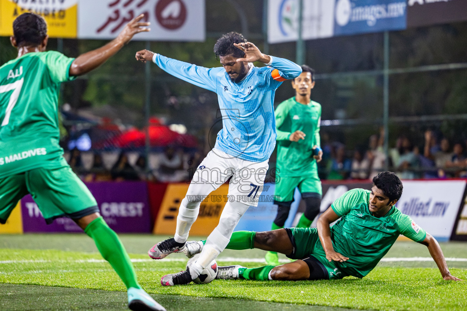 MACL vs BAROS MALDIVES in Club Maldives Cup 2024 held in Rehendi Futsal Ground, Hulhumale', Maldives on Tuesday, 1st October 2024. Photos: Nausham Waheed / images.mv