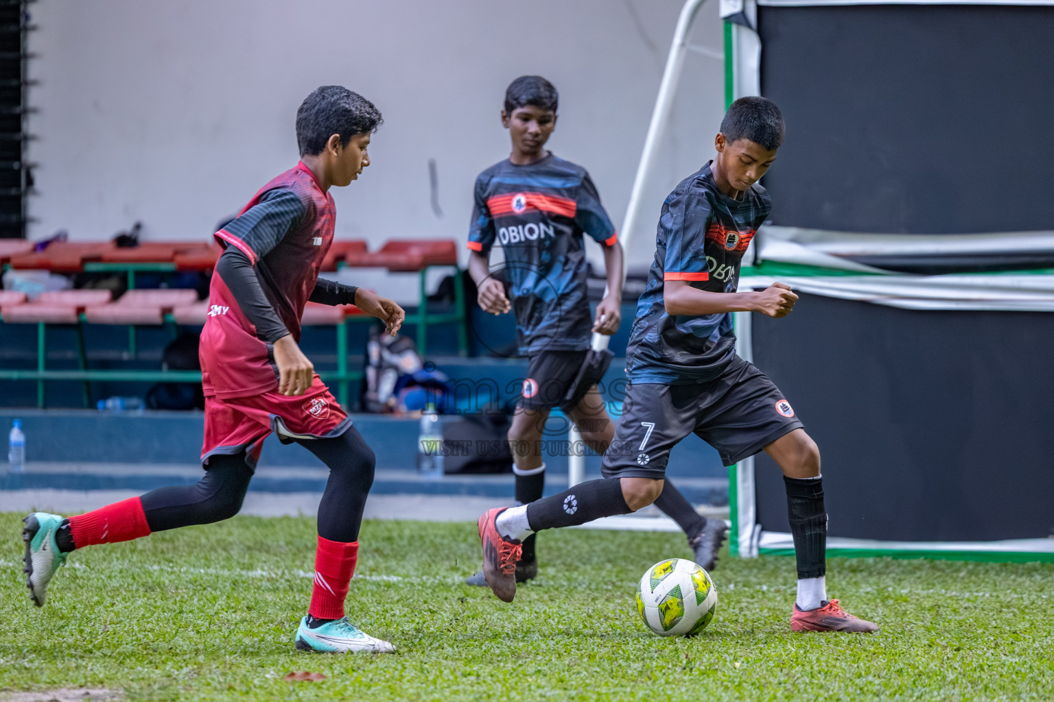 Day 2 of MILO Academy Championship 2025 (U14) was held on Friday, 31st October 2025 at Henveiru Football Grounds, Male', Maldives . 
Photos: Hassan Simah / images.mv