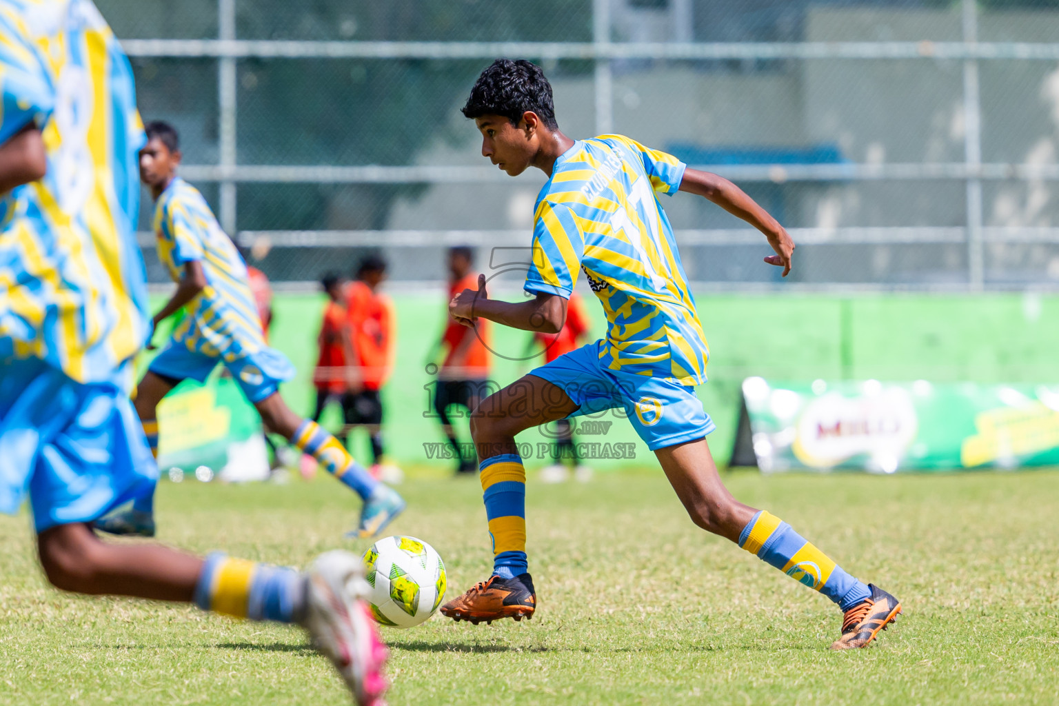 Day 1 of MILO Academy Championship 2024 held in Henveyru Stadium, Male', Maldives on Thursday, 31st October 2024. Photos by Nausham Waheed / Images.mv