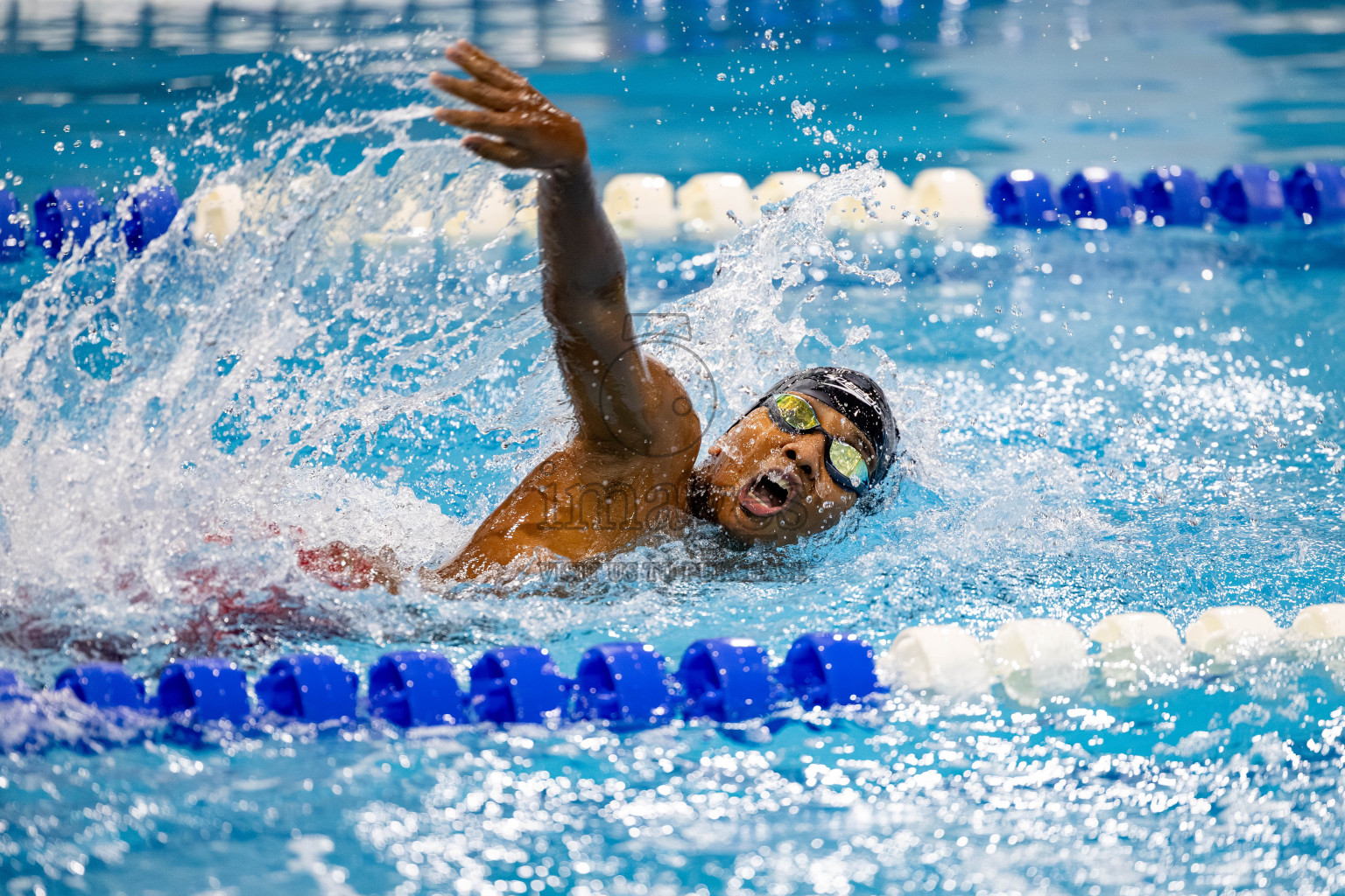 Day 5 of BML 21st Interschool Swimming Competition 2025 was held in Hulhumale' Swimming Pool, Hulhumale', Maldives on Wednesday, 15th October 2025. 
Photos: Hassan Simah / images.mv
