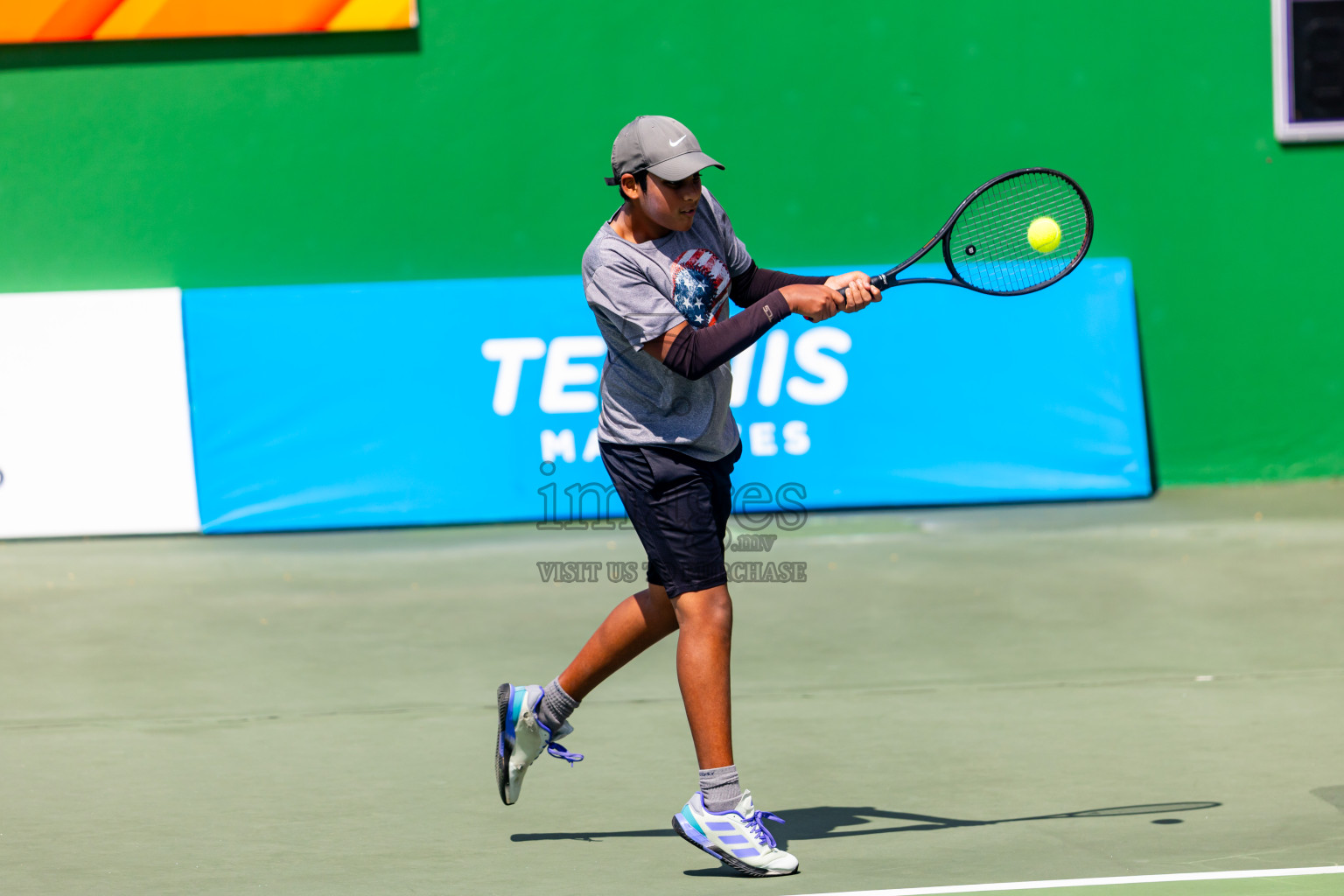 Day 1 of ATF Maldives Junior Open Tennis was held in Male' Tennis Court, Male', Maldives on Monday, 9th December 2024. Photos: Nausham Waheed / images.mv