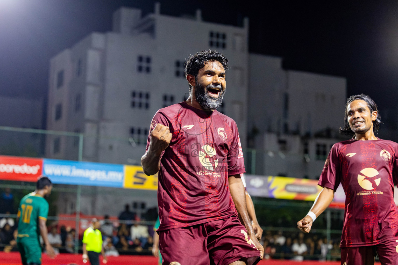 V Keyodhoo vs Adh Mandhoo in Zone round Day 27 of Golden Futsal Challenge 2025 was held on Friday , 31st January 2025, in Hulhumale', Maldives. Photos: Nausham Waheed / images.mv