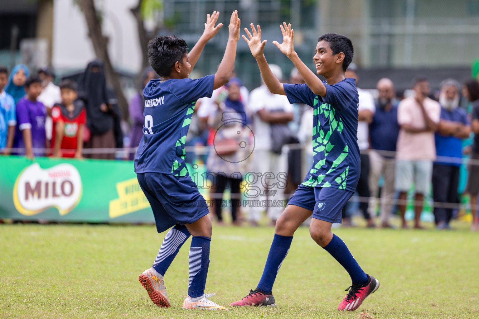 Day 2 of MILO Academy Championship 2024 - U12 was held at Henveiru Grounds in Male', Maldives on Friday, 5th July 2024.
Photos: Ismail Thoriq / images.mv