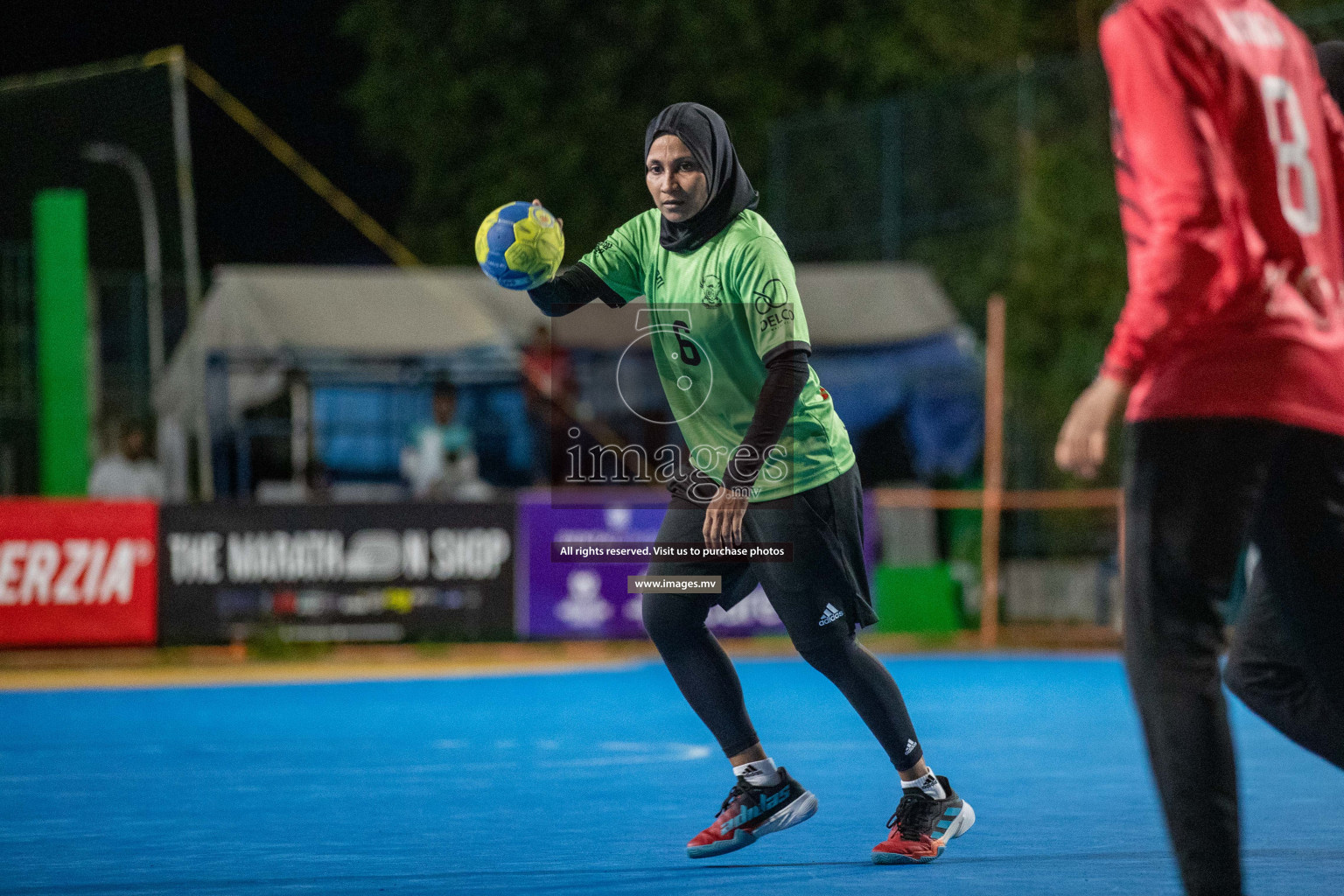 Day 9 of 6th MILO Handball Maldives Championship 2023, held in Handball ground, Male', Maldives on 28th May 2023 Photos: Nausham Waheed/ Images.mv