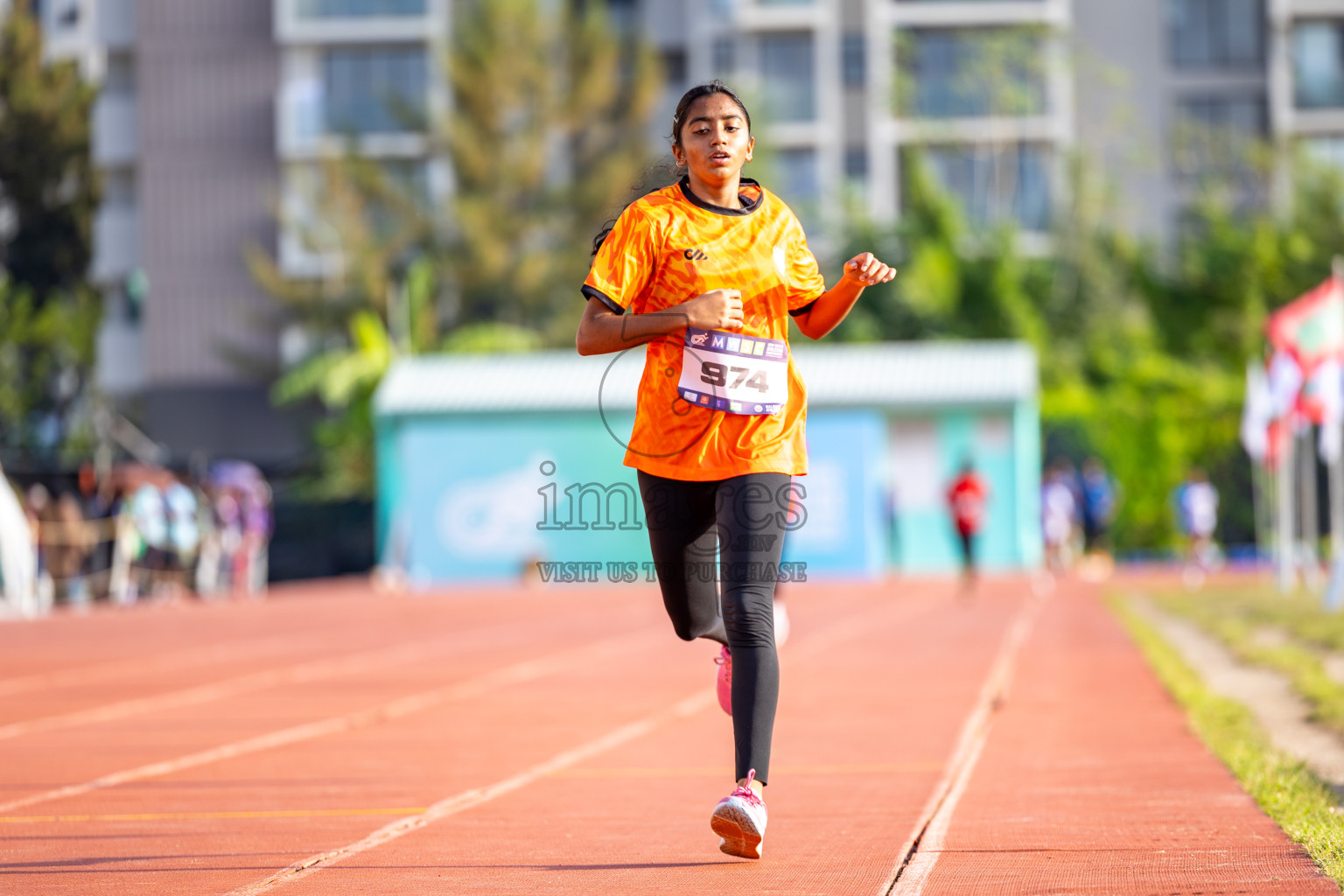 Day 4 of MWSC Interschool Athletics Championships 2024 held in Hulhumale Running Track, Hulhumale, Maldives on Tuesday, 12th November 2024. Photos by: Raaif Yoosuf / Images.mv