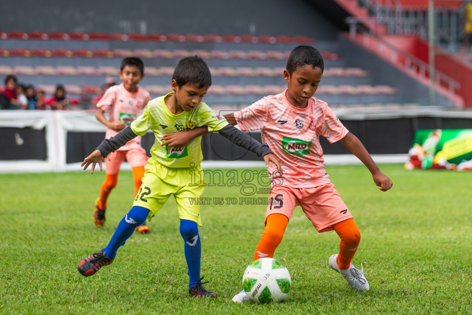 Day 2 of MILO Kids Football Fiesta was held at National Stadium in Male', Maldives on Saturday, 24th February 2024.