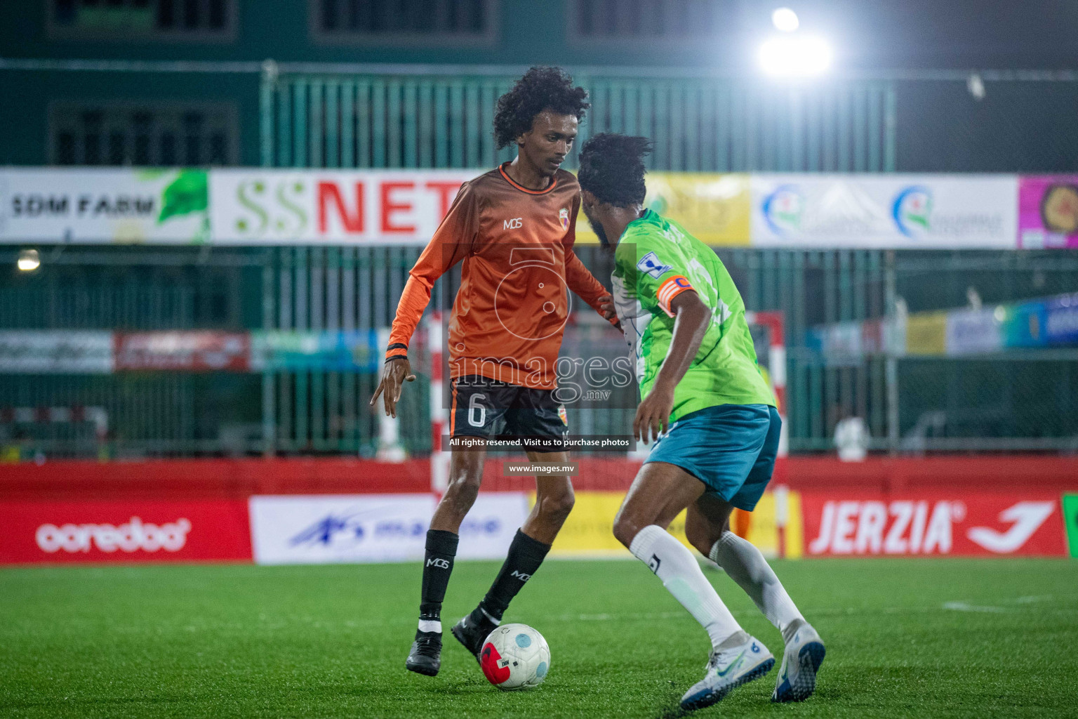 GA. Vilingili vs GA. Maamendhoo in Day 2 of Golden Futsal Challenge 2023 on 06 February 2023 in Hulhumale, Male, Maldives