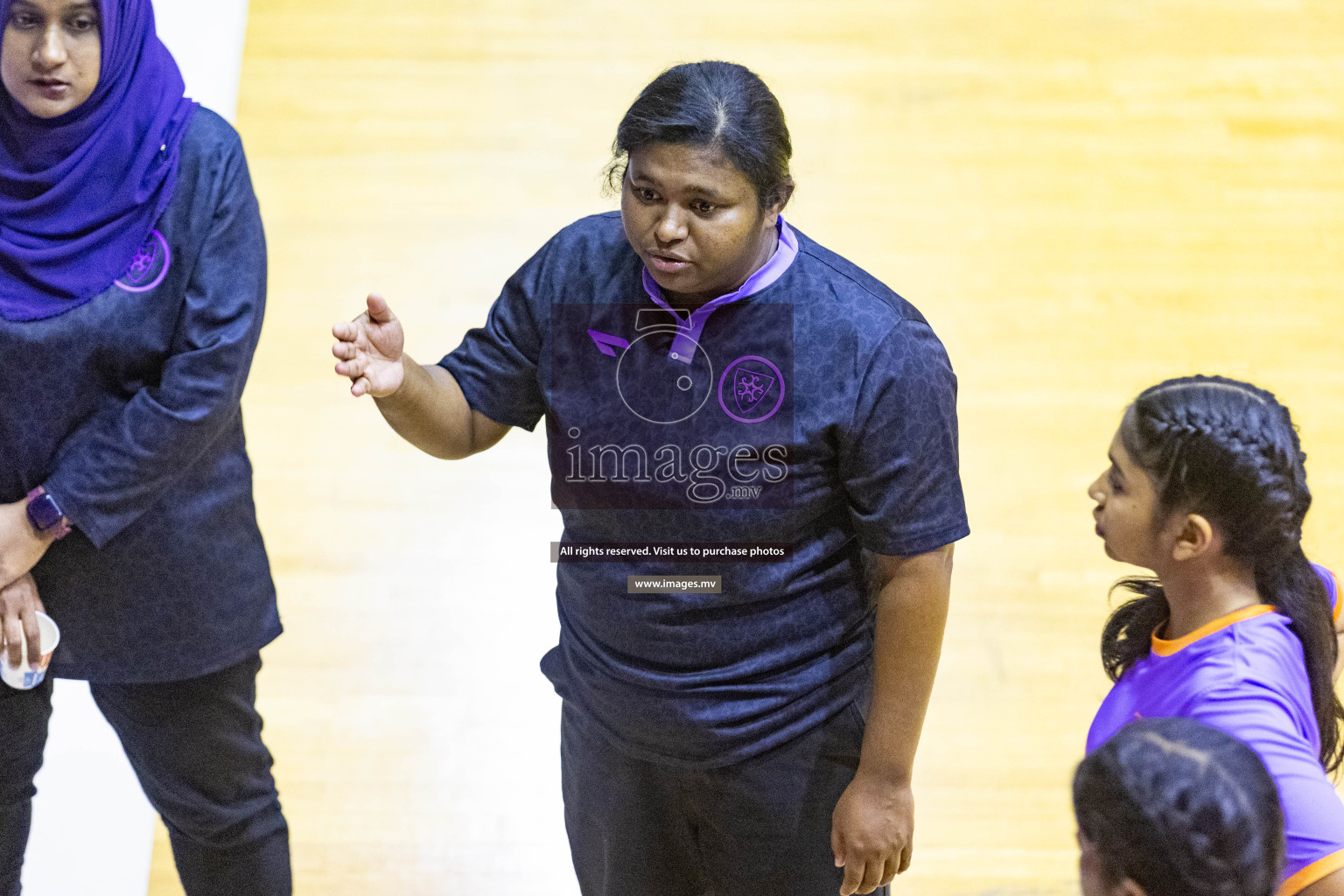 Day6 of 24th Interschool Netball Tournament 2023 was held in Social Center, Male', Maldives on 1st November 2023. Photos: Nausham Waheed / images.mv