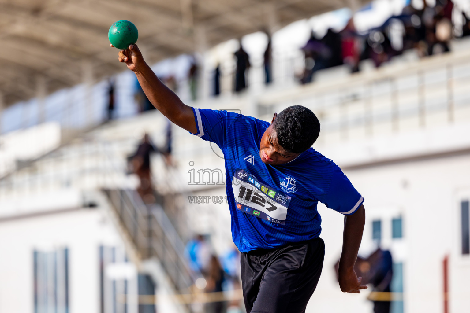 Day 5 of MWSC Interschool Athletics Championships 2024 held in Hulhumale Running Track, Hulhumale, Maldives on Wednesday, 13th November 2024. Photos by: Nausham Waheed / Images.mv