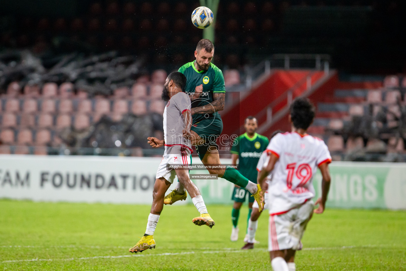 Maziya Sports & Recreation vs Buru Sports Club in President's Cup 2023, held on 20 April 2023 in National Football Stadium, Male', Maldives Photos: Hassan Simah, Mohamed Mahfooz