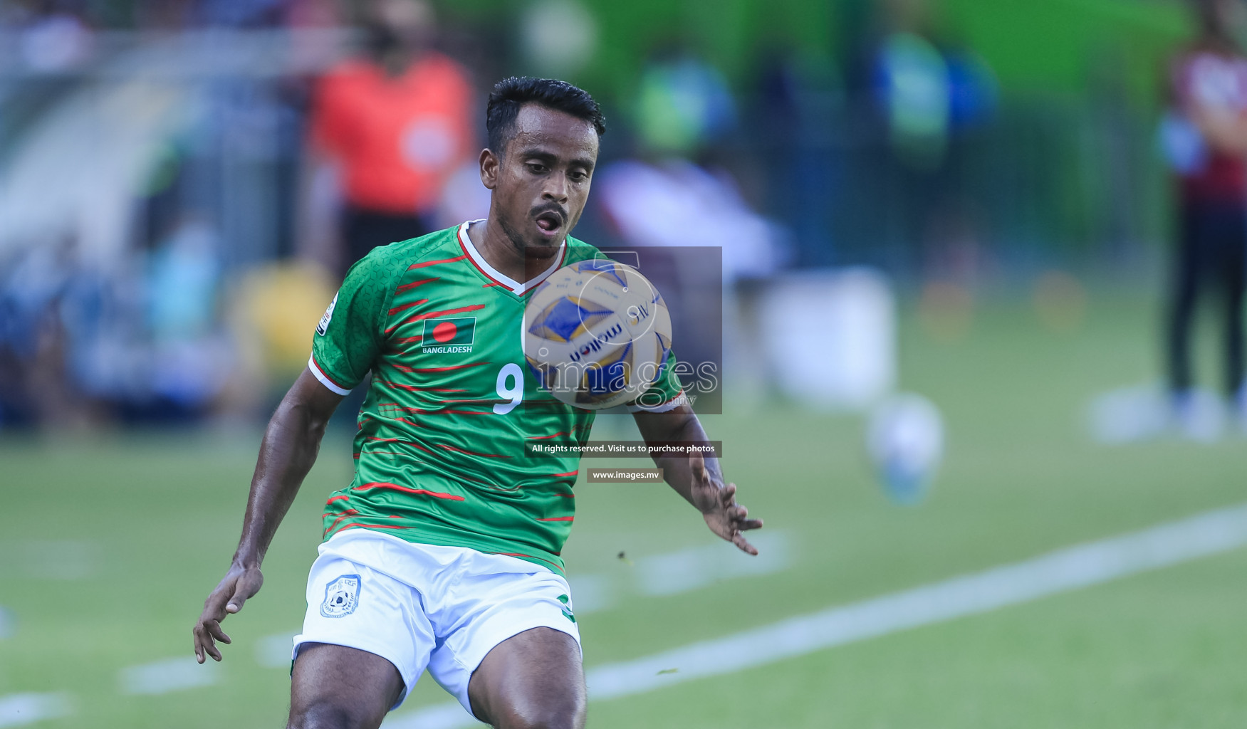 Bangladesh vs India in SAFF Championship 2021 held on 1st October 2021 in Galolhu National Stadium, Male', Maldives