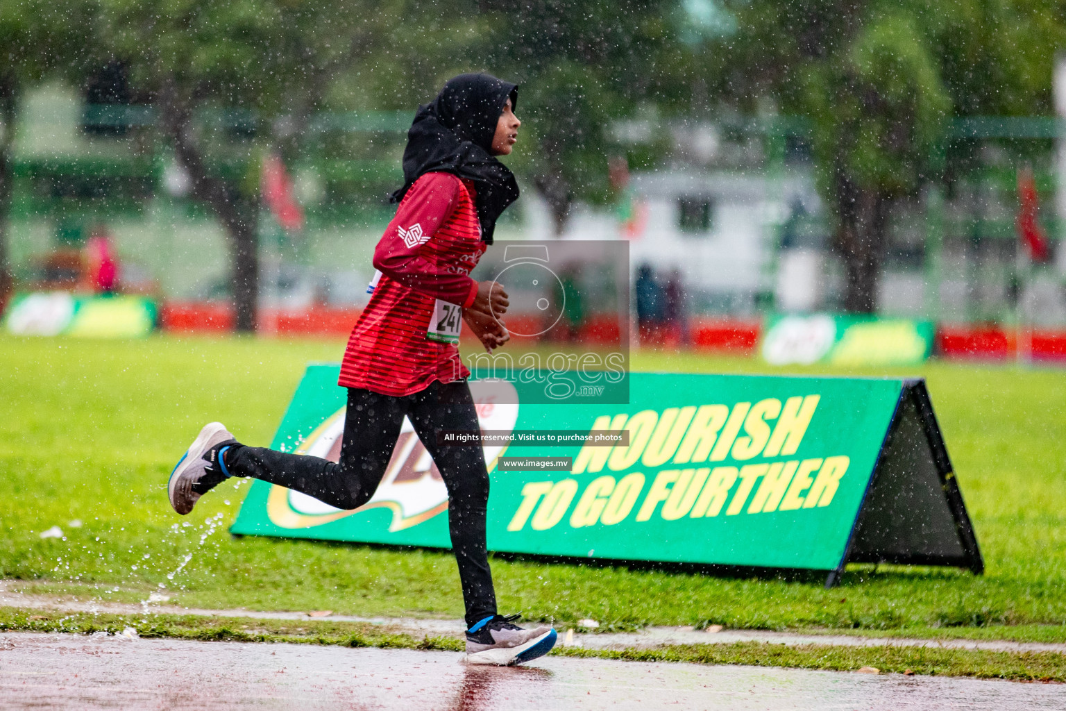 Day 2 of National Athletics Championship 2023 was held in Ekuveni Track at Male', Maldives on Friday, 24th November 2023. Photos: Hassan Simah / images.mv